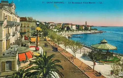France Saint Raphael Le Boulevard de Felix Martin