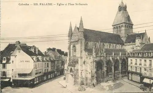 France Falaise (Calvados) Eglise & Place St Gervais