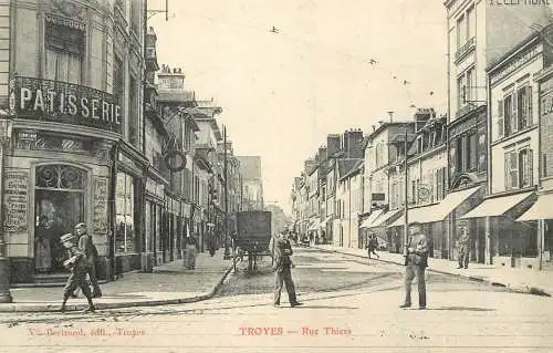 France Troyes Rue Thiers