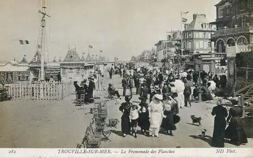 France Trouville sur Mer Promenade des Planches