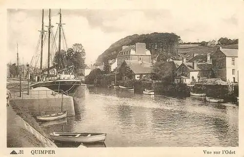 France Quimper vue sur l'Odet