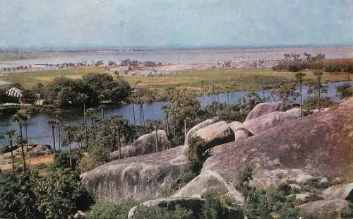 India Mamallapuram (Mahalibapuaram) panoramic view