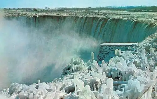 Canada Niagara Falls Horseshoe Falls during winter