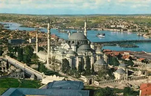Turkey Istanbul Soliman the Magnificent mosque & the golden horn