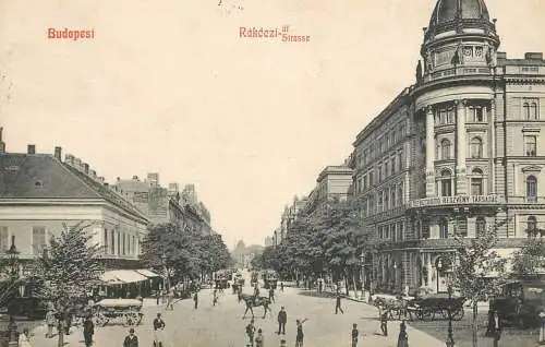 Hungary Budapest Rakoczi street