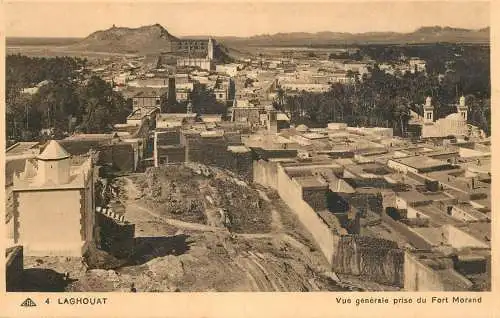 Algeria Laghouat vue generale prise du Fort Morand