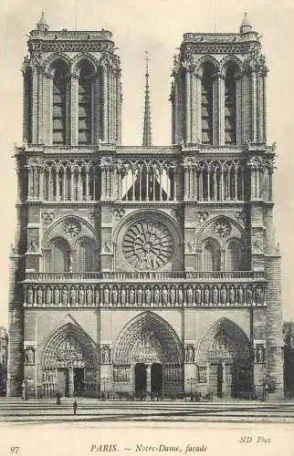 France Paris Notre Dame
