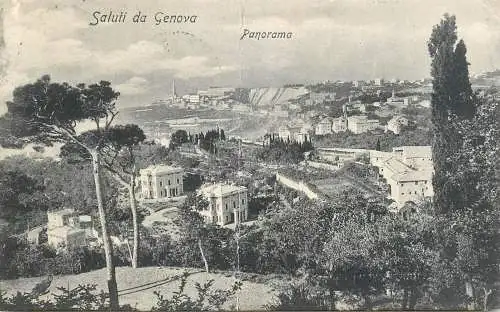 Italy Genova panorama
