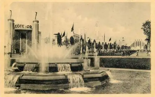 Belgique cpa Brussels exposition universelle 1935