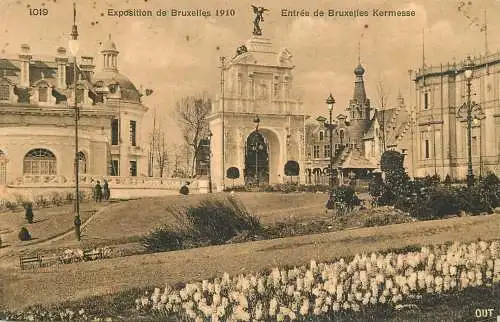 Belgique cpa Exposition de Bruxelles 1910