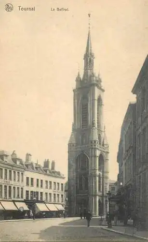 Belgique cpa Tournai le Beffroi