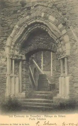 Belgique cpa Bruxelles abbaye de Villers
