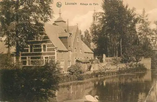 Belgique cpa Louvain abbaye du parc
