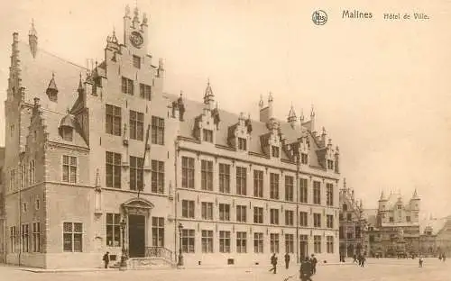 Belgique cpa Malines Hotel de Ville