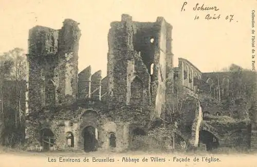Belgique cpa Bruxelles abbaye de Villers