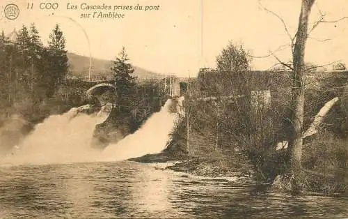 Belgique cpa Coo les cascades