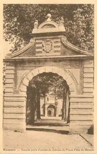 Belgique cpa Rixensart gateway Prince Felix de Merode