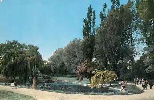 France cpsm Lievin public garden