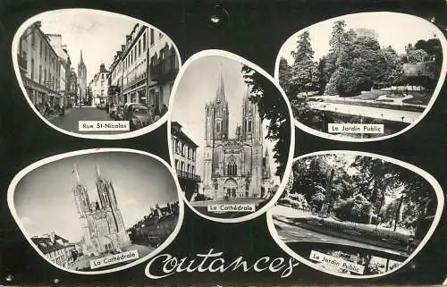 France cpsm Coutances souvenir