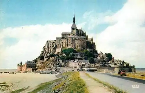 France cpsm Mont Saint Michel the dike