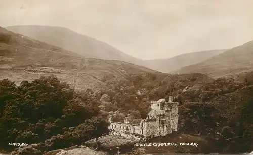 British castles architecture Castle Campbell Dollar