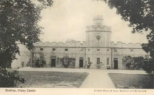 British castles architecture Cluny castle stables