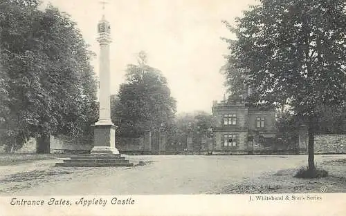 British castles architecture entrance gates Appleby castle