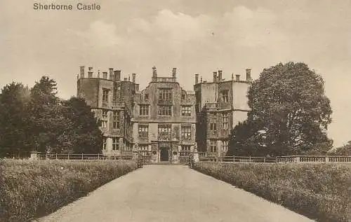 British castles architecture Sherborne castle
