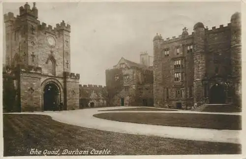 British castles architecture Durham castle quad