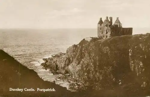 British castles architecture Dunskey castle Portpatrick