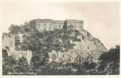 British castles architecture Nottingham castle