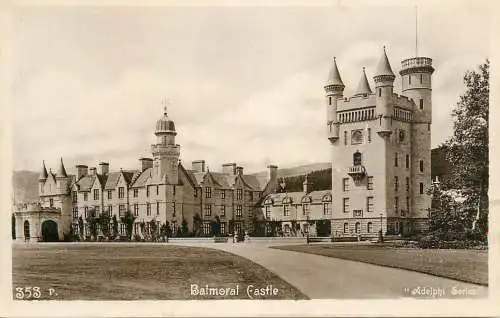 British castles architecture Balmoral castle