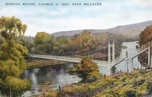 British castles architecture Ballater Gordon bridge Cambus O' May