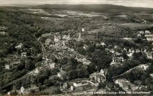Germany Luftkurort Eppstein/Taunus Blick vom Kaisertempel general view