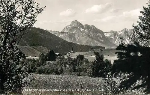 Germany Bad Kohlgrub Klammspitze mit Saulgruber Kircherl