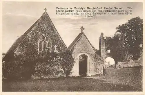 British churches & cathedrals Farleigh Hungerford castle chapel