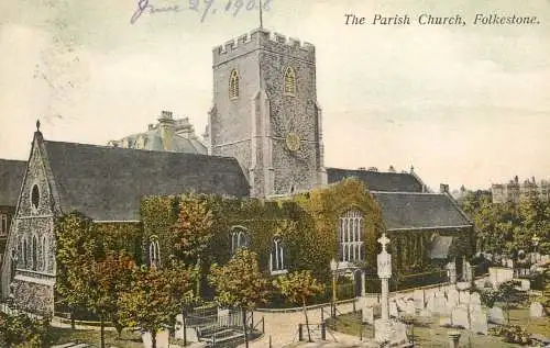 British churches & cathedrals Folkestone parish church