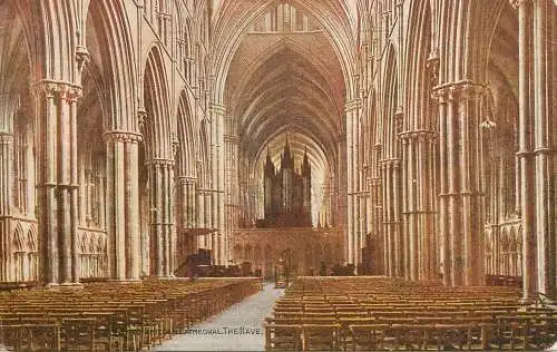 British churches & cathedrals Lincoln Cathedral nave