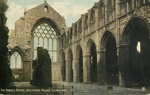British churches & cathedrals Edinburgh the Chapel Royal Holyrood Palace