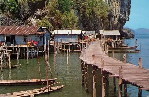 Thailand Koj Pannyi fishing village Phangnga Province