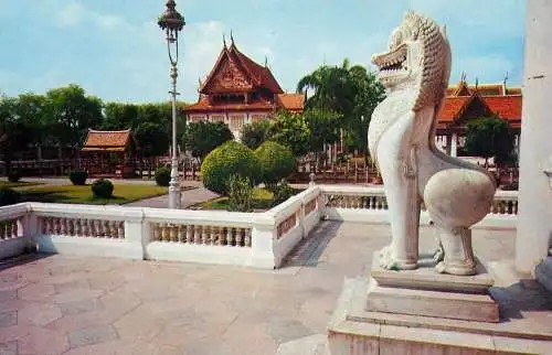 Thailand Bangkok Wat Benjamabipit Marble Temple