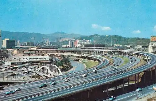 Venezuela Caracas Tramo de la Autopista del Este