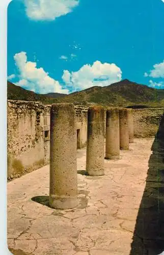 Mexico Oaxaca Mitla Ruins Hall of Columns