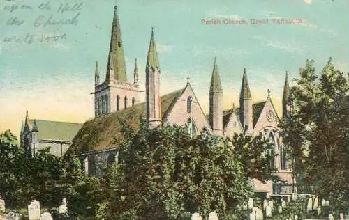 British churches & cathedrals Great Yarmouth parish church