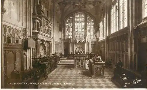 British churches & cathedrals Warwick the Beauchamp chapel St. Mary's church