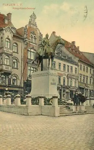 Germany Plauen i Vogtland Konig Albert Denkmal