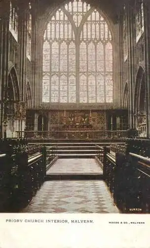British churches & cathedrals Malvern priory church