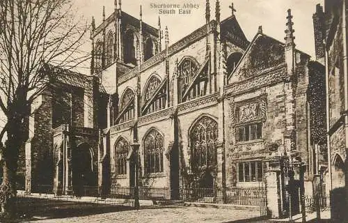 British churches & cathedrals Sherborne abbey