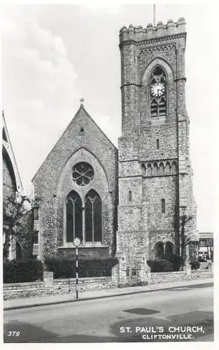 British churches & cathedrals St. Paul' s church Cliftonville clocktower