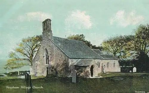 British churches & cathedrals Heysham village church Thomas cemetery